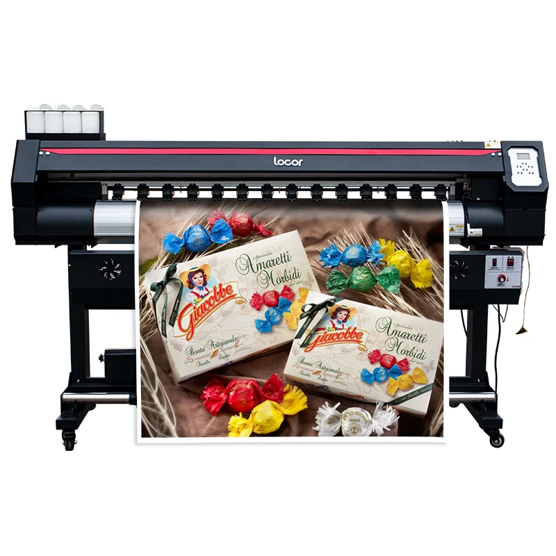 Enkele XP600/i3200 Hoofd Eco Solvent Printer Inkjet Printer Behang Canvas Drukmachine Foto Plotter 1.6m 1.8m