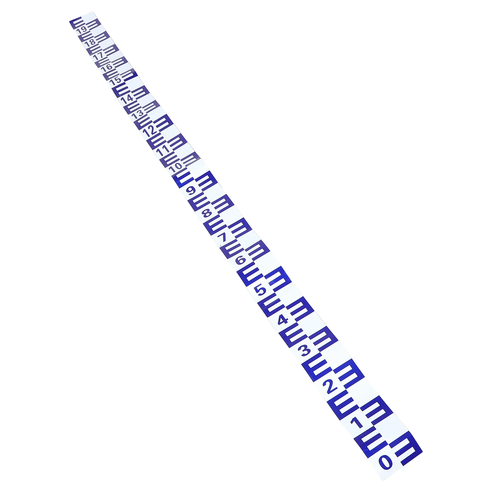 

Water Level Scale Fish Tank Reflective Stickers Ruler Pool Depth Markers Aquarium Tool