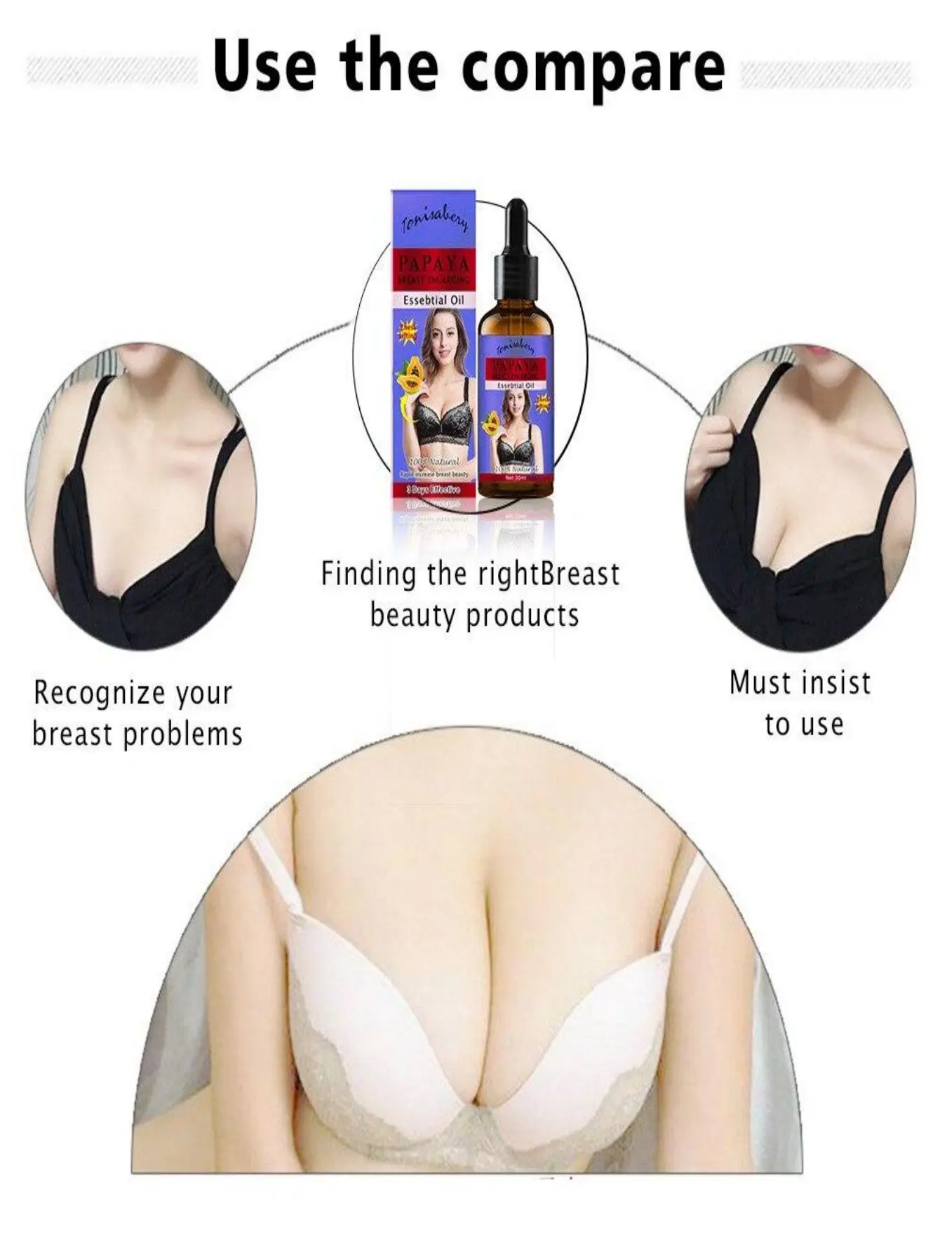 Fast Breast Enlargement Bodys Para Mujer Essential Oils Frming Enhancement  Big Bust Enlarging Bigger Chest Massage