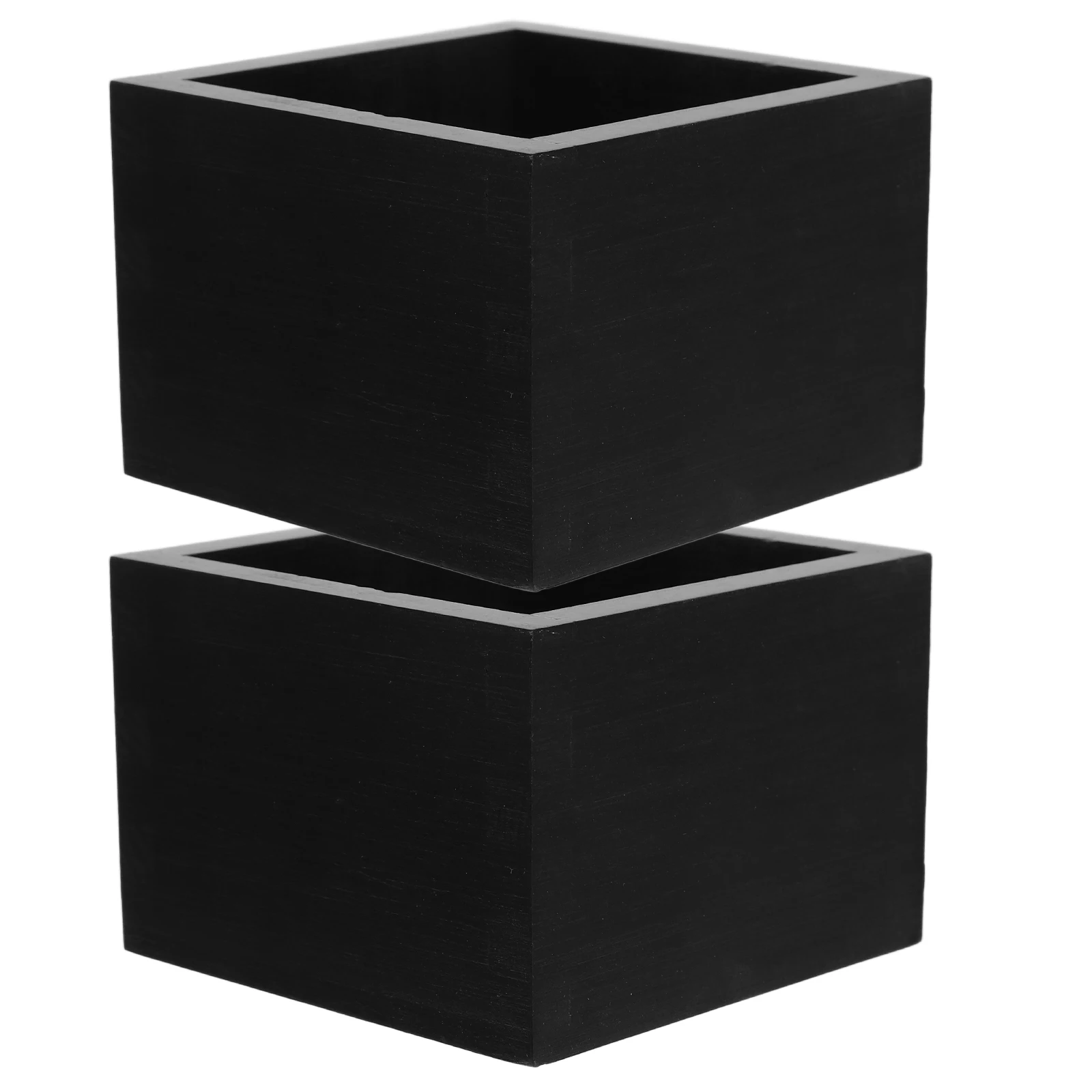 

2pcs Square Japanese Wooden Sake Cups Small Size Wood Box Storage Container Portable Gift Idea Christmas Birthday