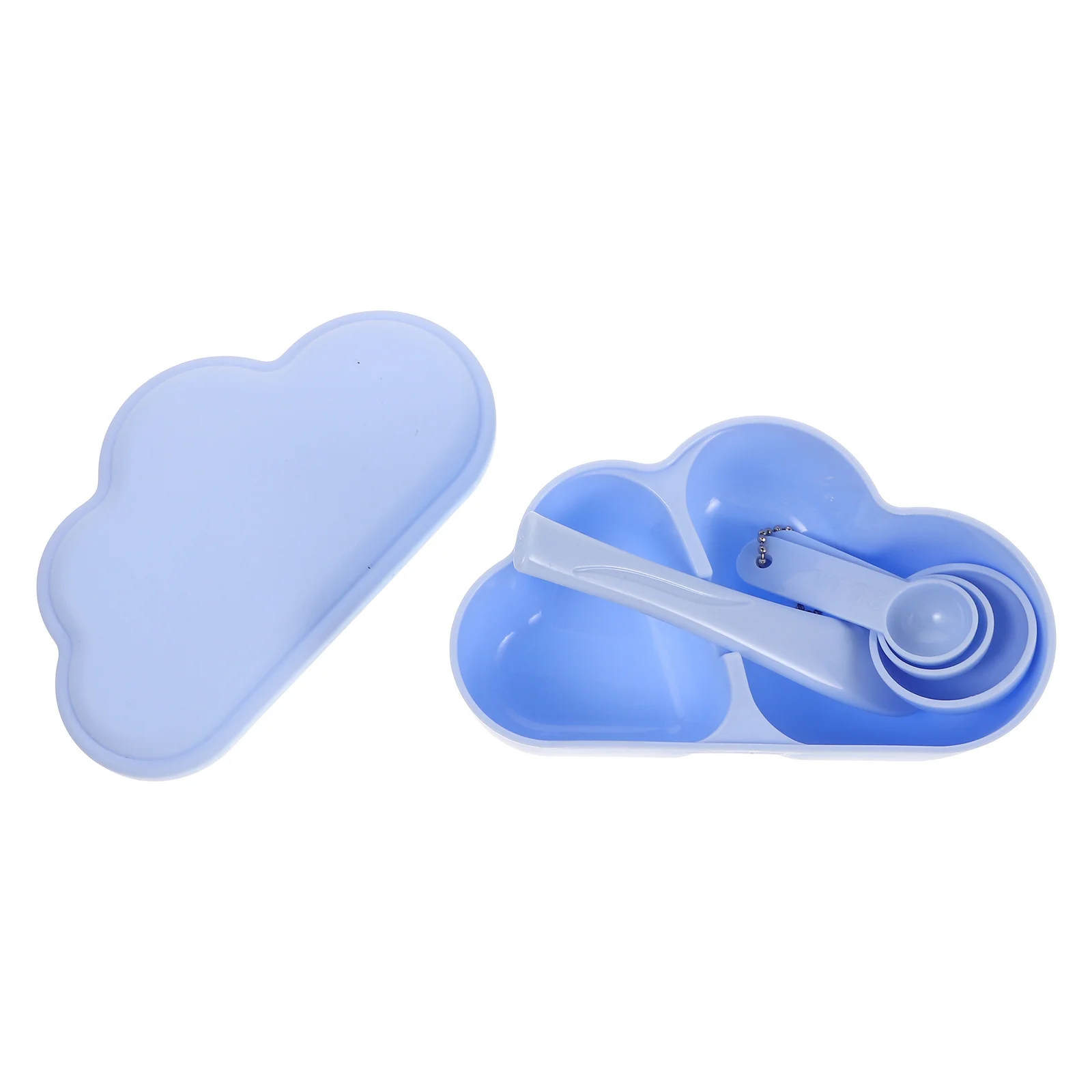 

1 set Facial Mask Set Blue Bowl Stick Spoon for Mixing Travel Spa Skincare Tool Esthetician Face Spoon Skin Spatula Facial Bowls