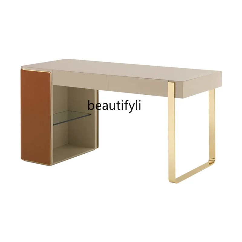 

Dresser Simple Dressing Table Italian Stainless Steel Makeup Table