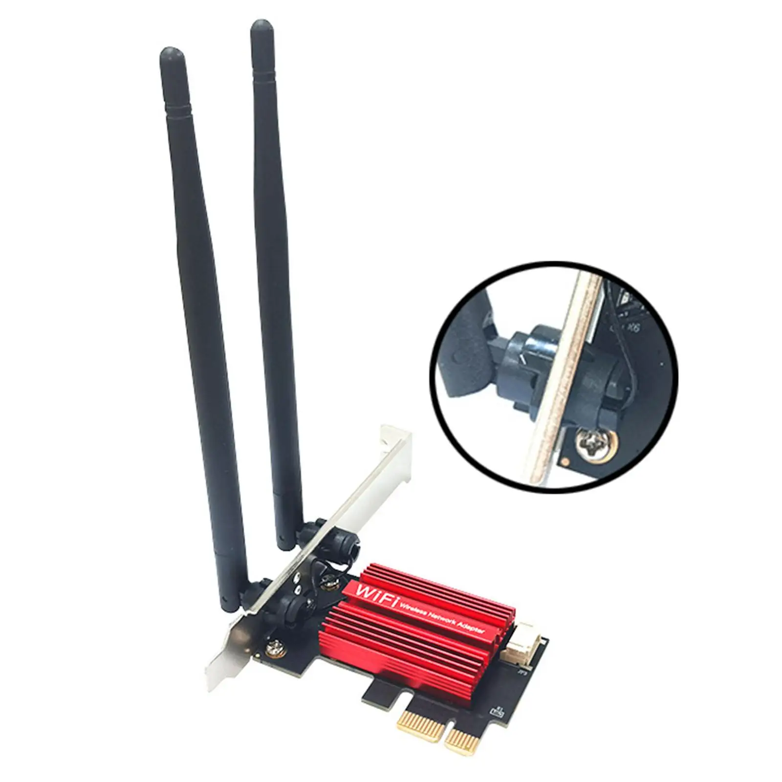 Wireless Adapter 5G/867Mbps for Desktop Computer Network Adapters Compatible High Speed 1200Mbps PCIe for Win8 Win11 Win10 Win7