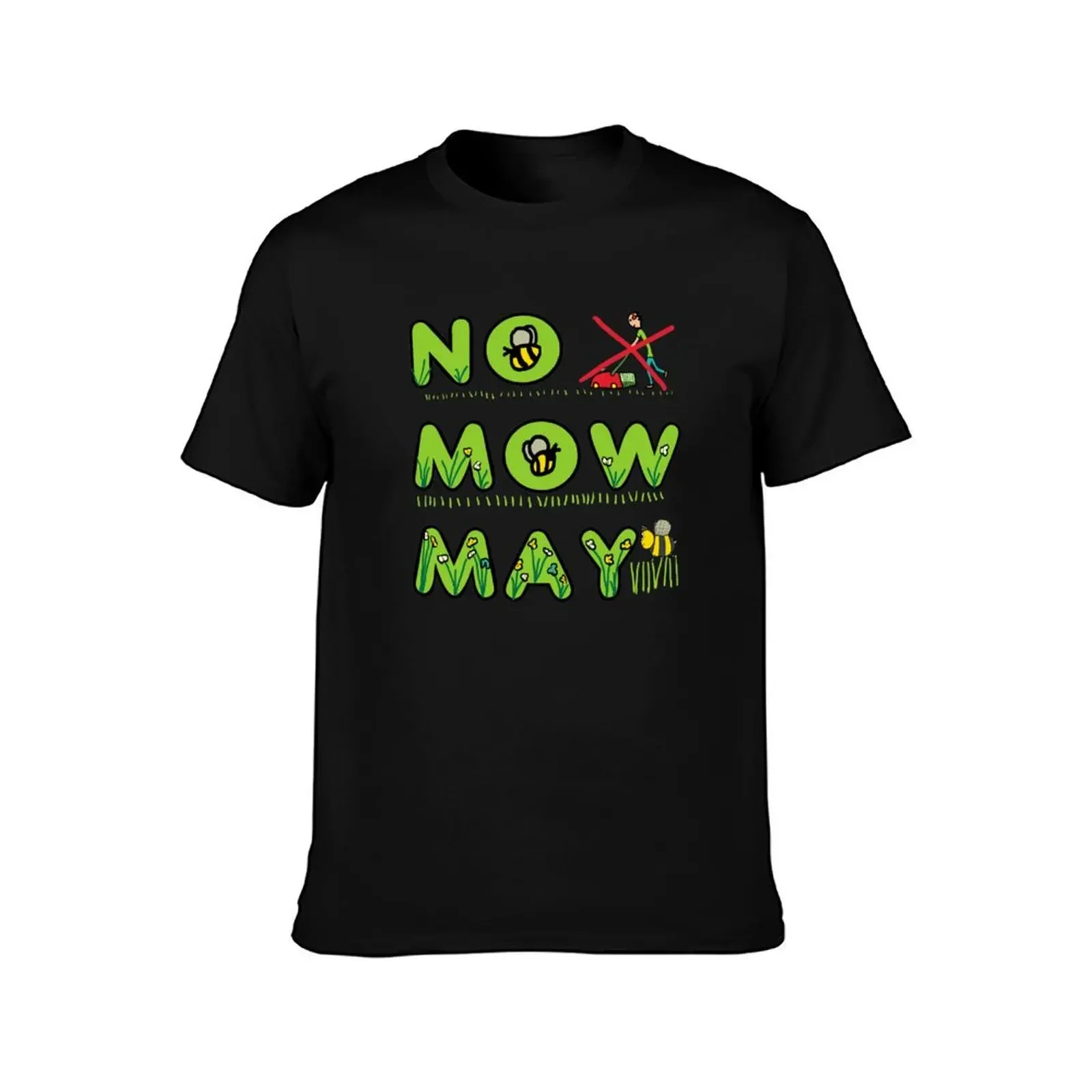 No Mow May T-Shirt man clothes summer tops cute tops mens plain t shirts