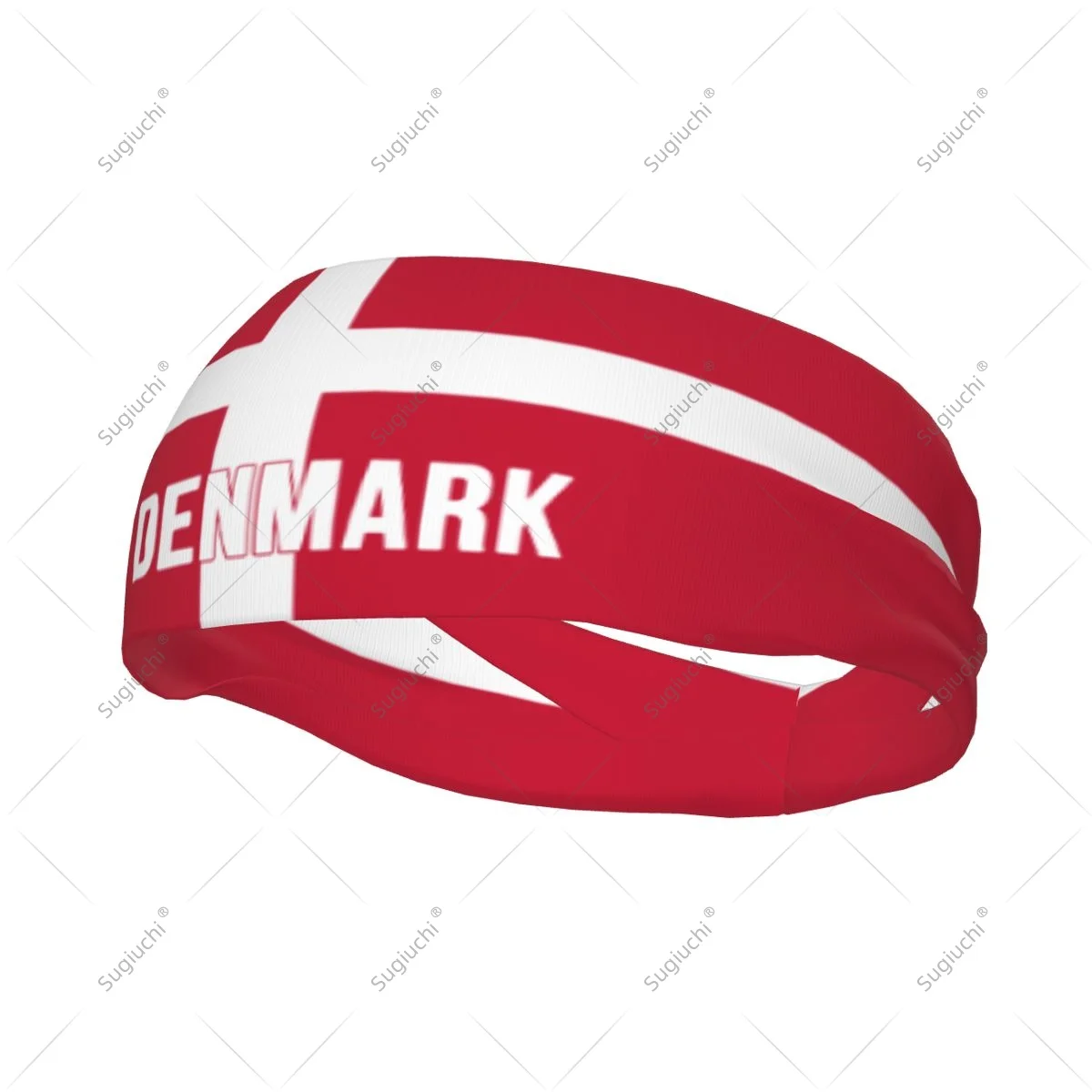 

Men Women Denmark Flag Elastic Wide Headbands For Yoga Fitness Tennis Running Gym Sports