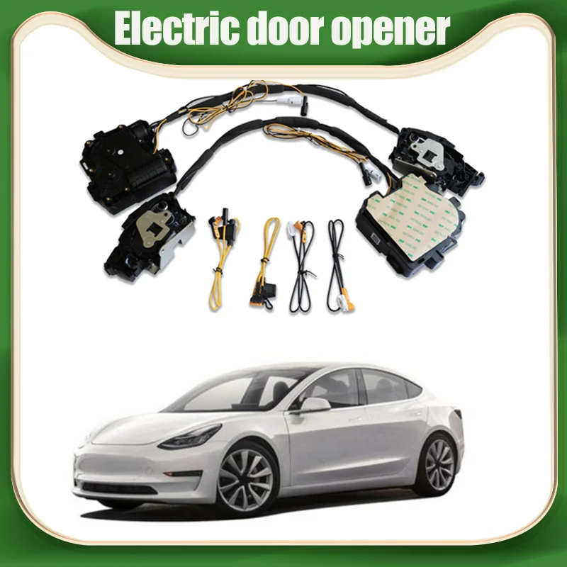 Smart Auto Electric Suction Door Lock for Tesla S Tesla model 3 Automatic Soft Close Door Super Silence Car Vehicle Door