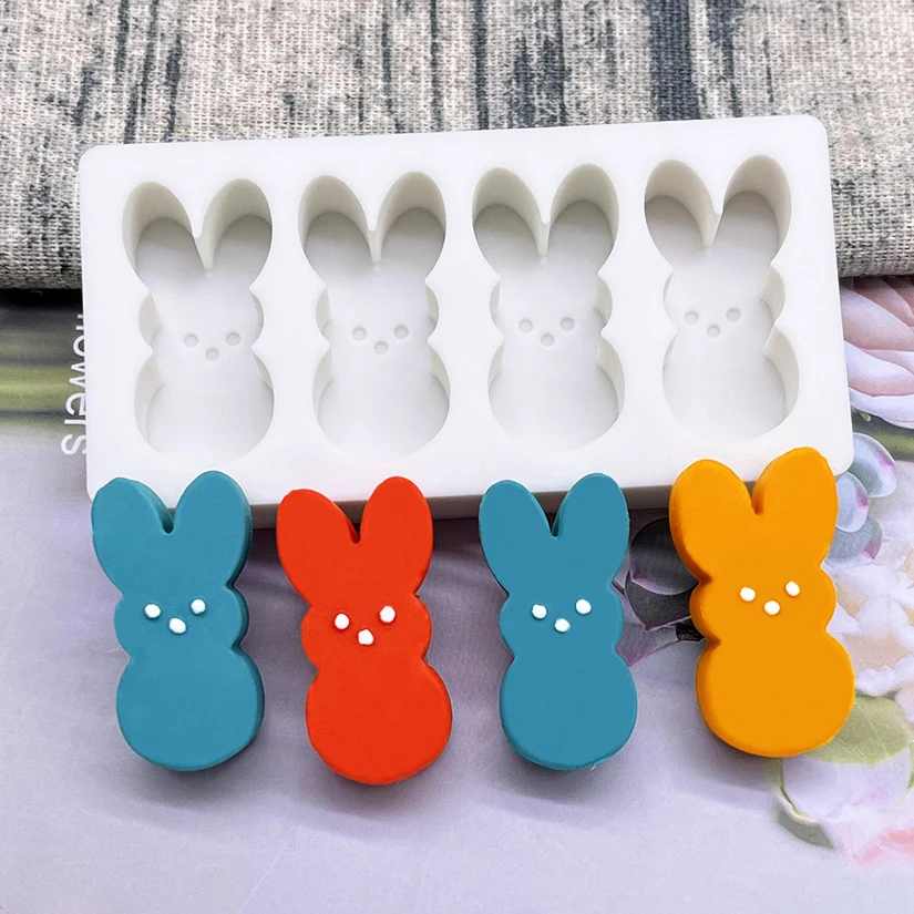 Rabbit Easter Silicone Sugarcraft Mold Chocolate Cupcake Bak
