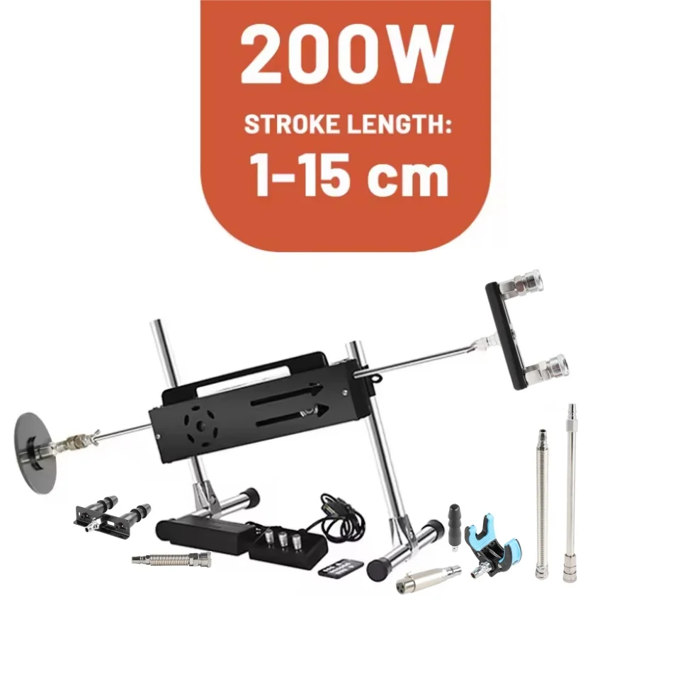 Maszyna erotyczna Fredorch 200W o dużej mocy, sterowana bezprzewodowo przez aplikację, z dildo dla kobiet i mężczyzn, automatyczna maszyna do masturbacji i seksu.