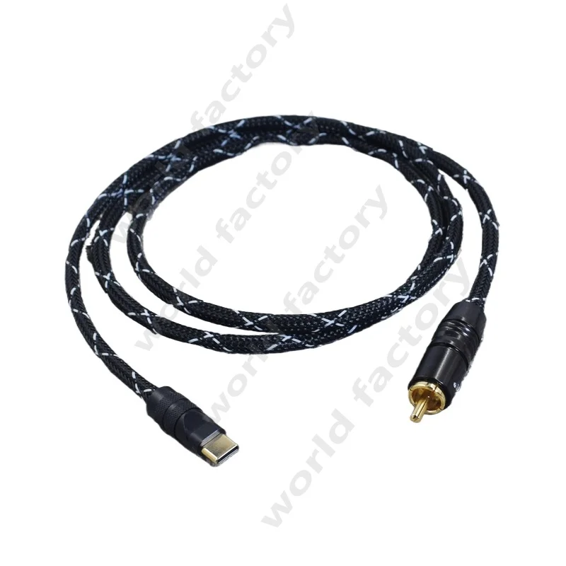 Applicable to Apple Android Huawei oppo Samsung vivo digital output connection decoder power amplifier audio cable