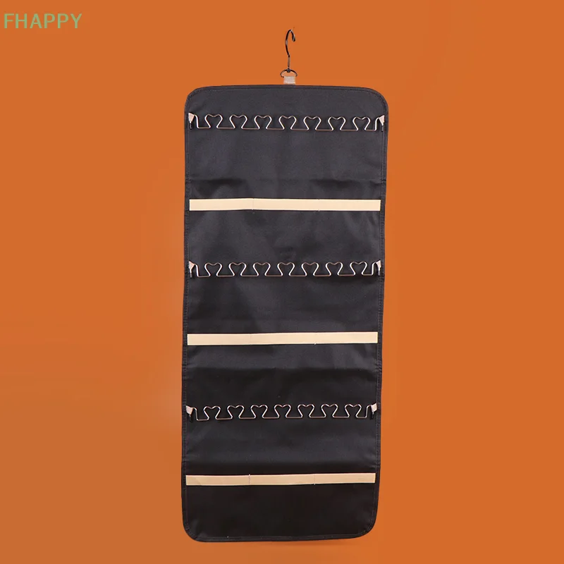 Sunglasses Storage Hanging Bag - Double-Sided Felt Slot Sunglasses Organiser Eyeglasses Display With Sturdy Cord