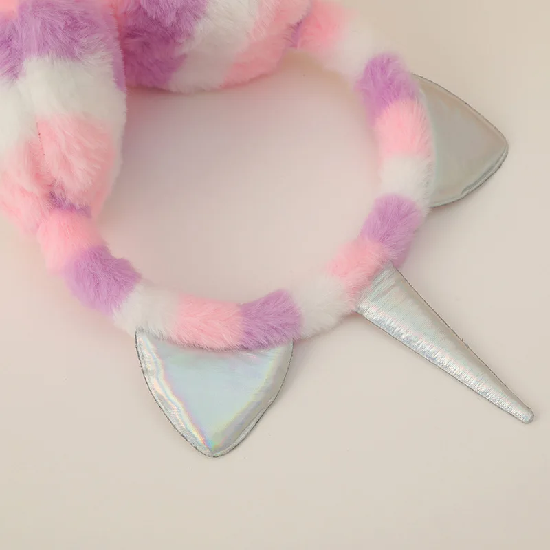 Fundas para los oídos de felpa cálidas con lentejuelas de unicornio Unisex, lindas copas para los oídos a prueba de frío, cubiertas para los oídos de piel fría, bolsas para los oídos, Orejeras 4e005
