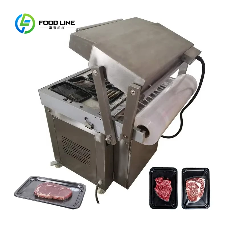 Customized Food Tray Vacuum Skin Packing Machine Commercial Meat Vacuum Packing Machine Fresh Keeping Vacuum Sealing Machine