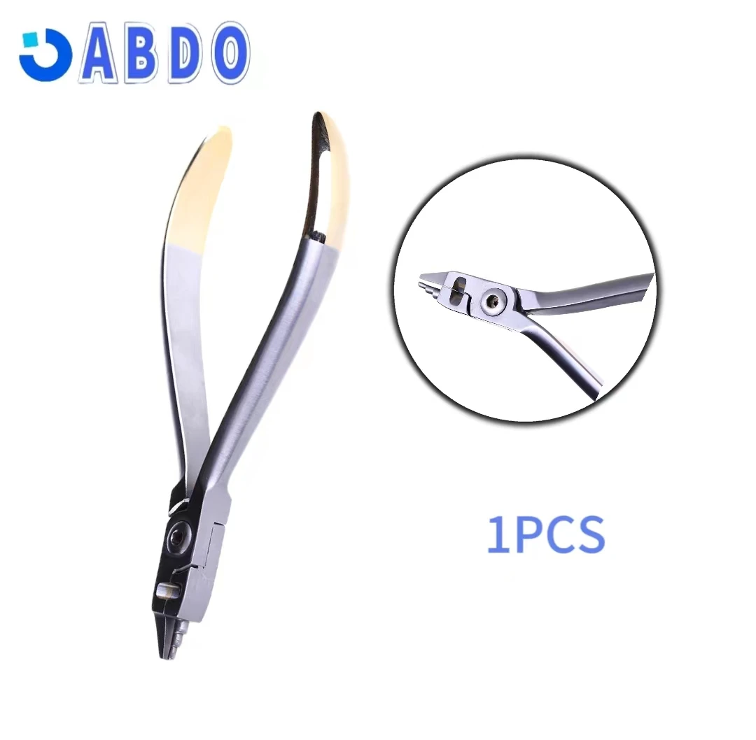 

Dental KIM Combination Pliers with Cutting Trapezoidal Tip Arch Wire Bending Forming Pliers Dentist Orthodontic Forceps Tools