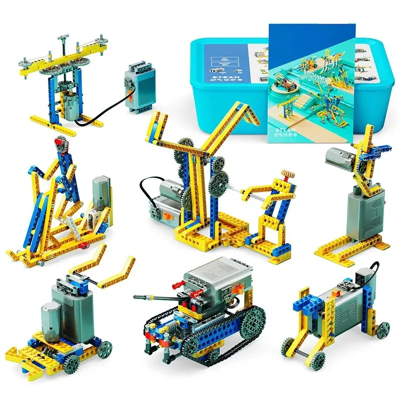 Controlled Robotics Kit,Programmable,Educational Toys Set with 606pcs Video Courses,STEM Building Blocks,Robot for Boys Girls