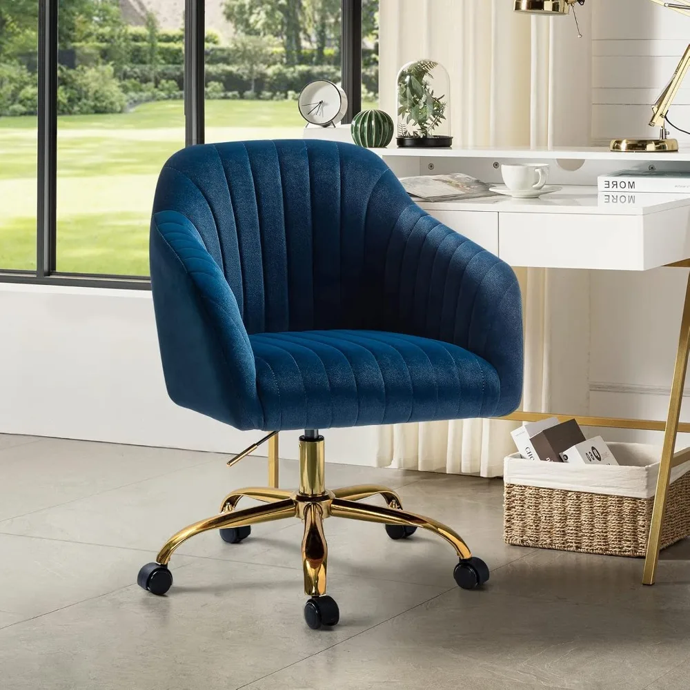 

"contemporary swivel desk chair with adjustable height for home office and computer work"