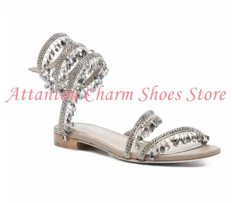 Bling Bling Crystal Snake Stra – Rhinestone Sandal Women recenzja i cena