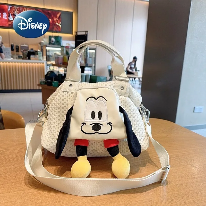 

Disney Goofy's New Women's Shoulder Crossbody Bag Cartoon Cute 3D Doll Handbag Large Capacity Fashion Casual Women's Bag