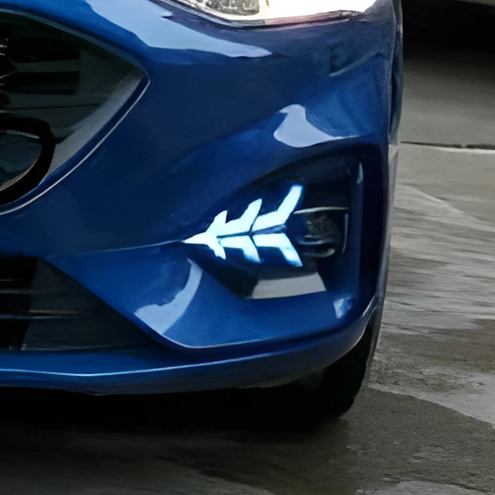 Front Bumper For Ford Focus 2018-2020 Upgrade LED Daytime Running Light Assembly Tool Car Accessories