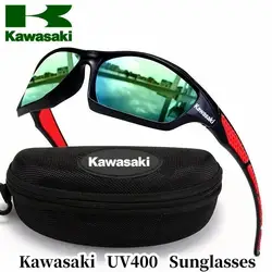 Kawasaki NEW Glasses for Men and Women Motorcycle Goggles UV400 Summer Outdoor Polarized Sunglasses Driving Bicycle Glasses