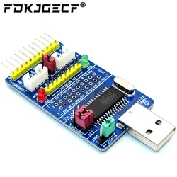 ALL IN 1 CH341A USB to SPI I2C IIC UART TTL ISP Serial Adapter Module EPP/MEM Converter For Serial Brush Debugging RS232 RS485