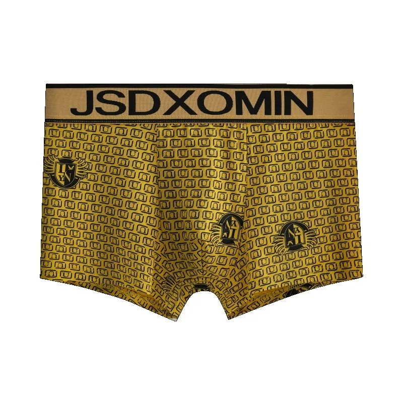 JSD Modal Warm Inseam Breathable Magnet Men\'s Panties Printed Boxer Boxers Noble Luxury Gift