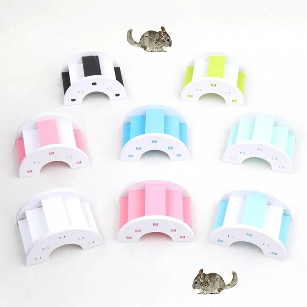 Hamster Rainbow Bridge PVC Hamster Ladder Seesaw Hamster Toy Durable Useful Hamster Play Bridge Toy