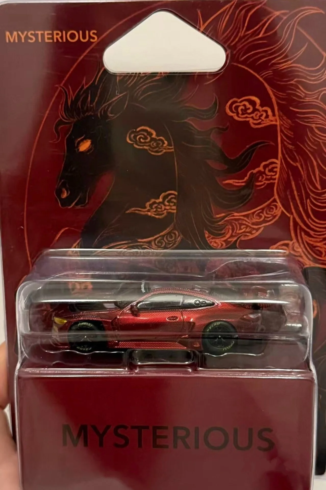 

Mysterious 1/64 M4 GT3 Red Carbon Racing Card - Limited Edition Alloy Model for Horse Lovers as a Collectible Gift