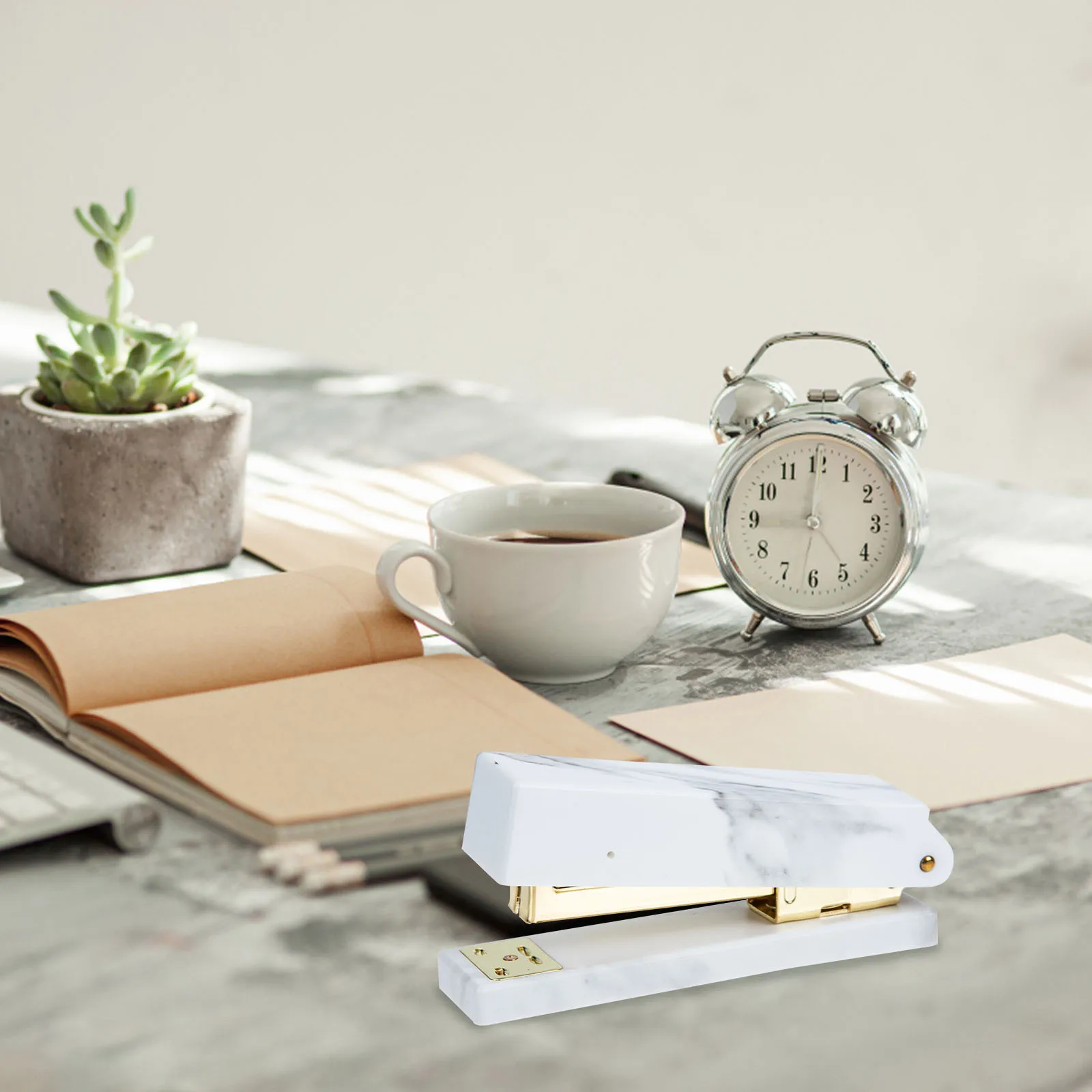 Golden Stapler Professional Office Accessory Compact Portable Desk Tool Exquisite Colorfast Home School Travel