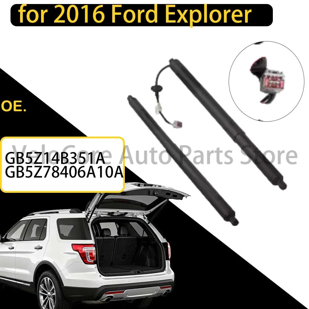 

Rear Trunk Liftgate Power Hatch Lift Support Opener For 2016-2019 Ford Explorer Electric Tailgate Gas Struts GB5Z14B351A