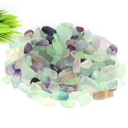 Natural Crystal Fluorite Rock Gravel Tumbled Stone Bulk Irregular Chip Gemstone Home Decor Mineral Fish Tank Aquarium Decoration