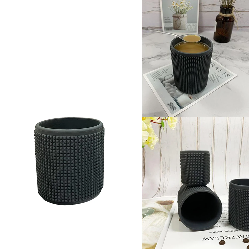 

3 Pcs Silicone Sleeve for Glass Bottle Protective Case Anti-slip Grip Heat Resistant Reusable Cup Sleeves Bottle Accessories