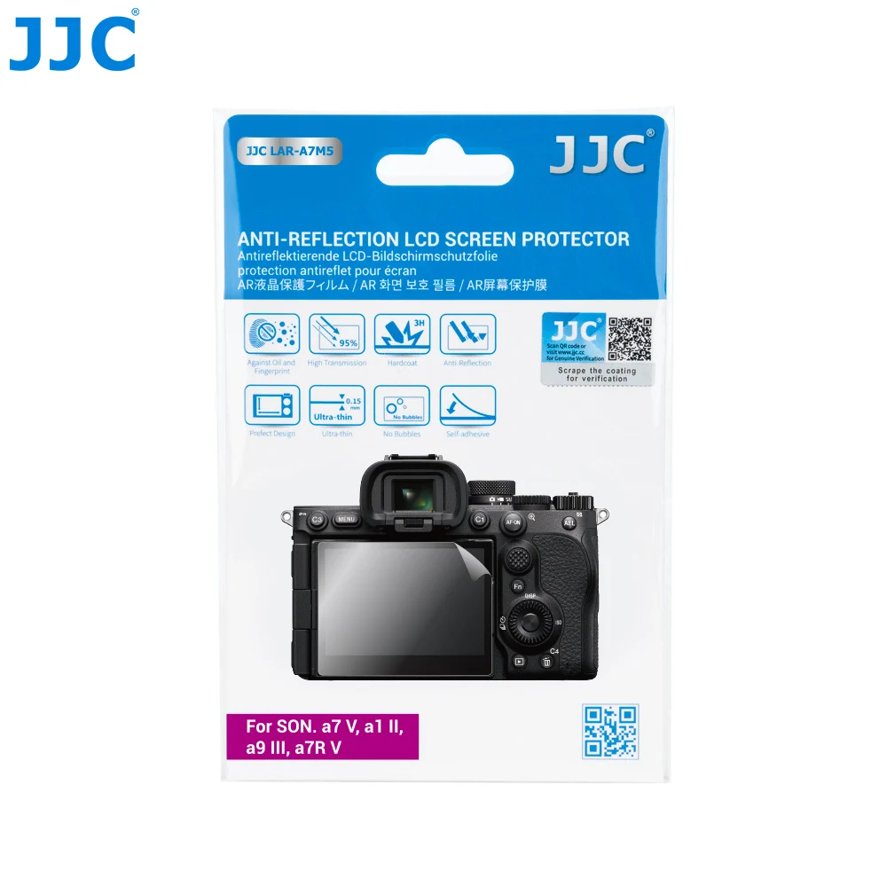 JJC Anti-Reflection LCD Screen Protector For Sony A7RV A7R V