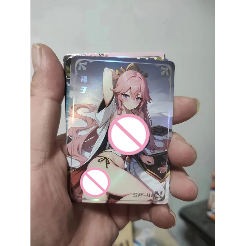 Yae miko ningguang Toyコレクション男の子、セクシーなsp、brカード、女神ストーリー、ライデン・トゥス、kqiang shenhe、誕生日、クリスマスギフト