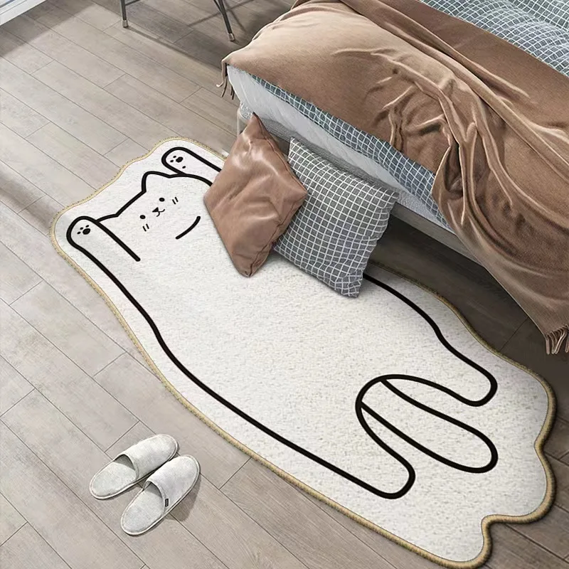 Irregular Cartoon Animal Imitation Cashmere Carpet,living Room, Coffee Table,floor Mat, Bedroom, CHILDREN\'S Room, Thickened