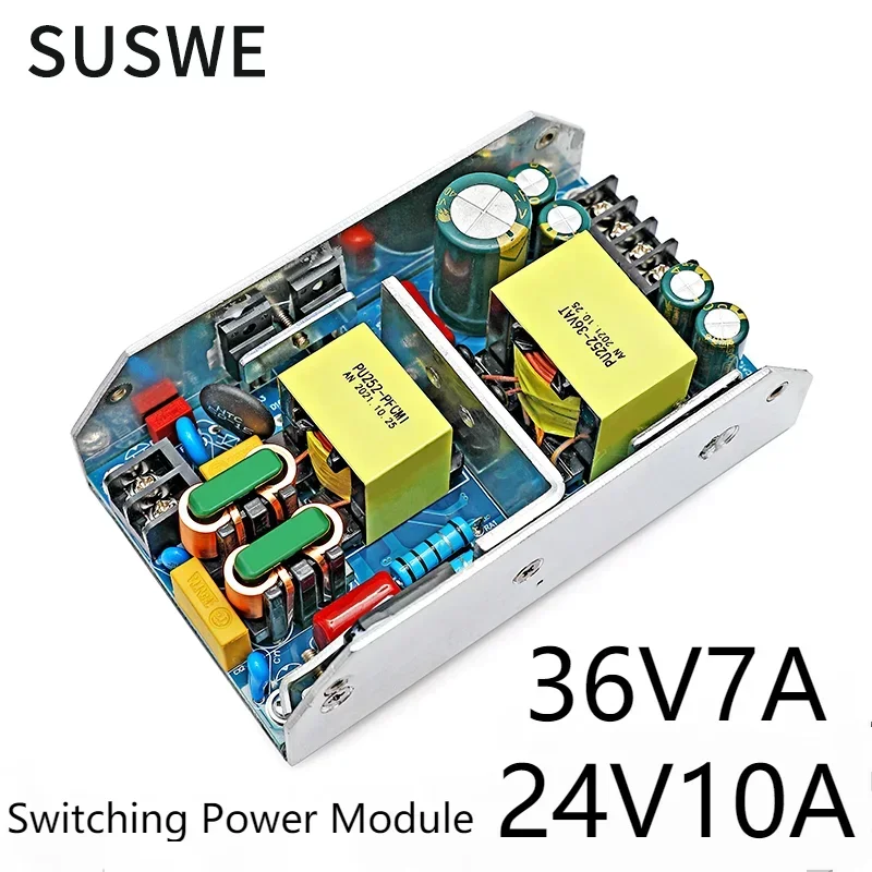 AC 85V-265V to DC 24V 36V Power Bare Board 36V7A 24V10A U Shaped Industrial Grade Power Supply Buck Converter