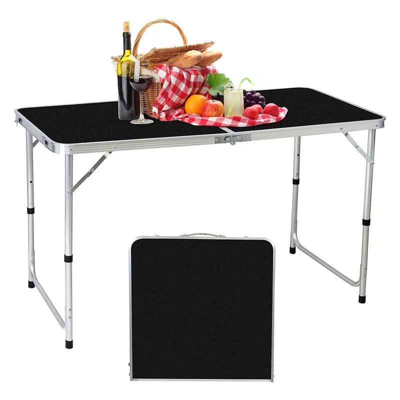 Folding table stall rectangular portable foldable table stall simple outdoor dining table