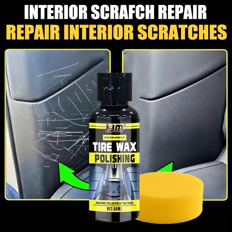

Комплект для ремонта салона автомобиля: глянцевый воск для ухода за приборной панелью и пластика, ремонт царапин, крем для блеска шин, ремонт салона сиденья -