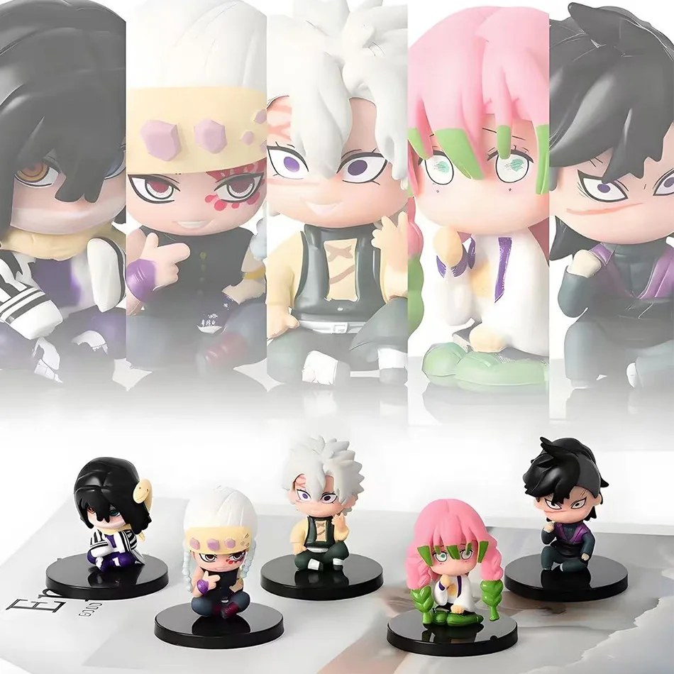 15 verschiedene Q-Version Anime Demon Slayer sitzende Geisterpuppen Tanjiro Nidouzi Inosuke Zenitsu Figuren Actionfiguren Filmmodelle Spielzeug – Detail 6