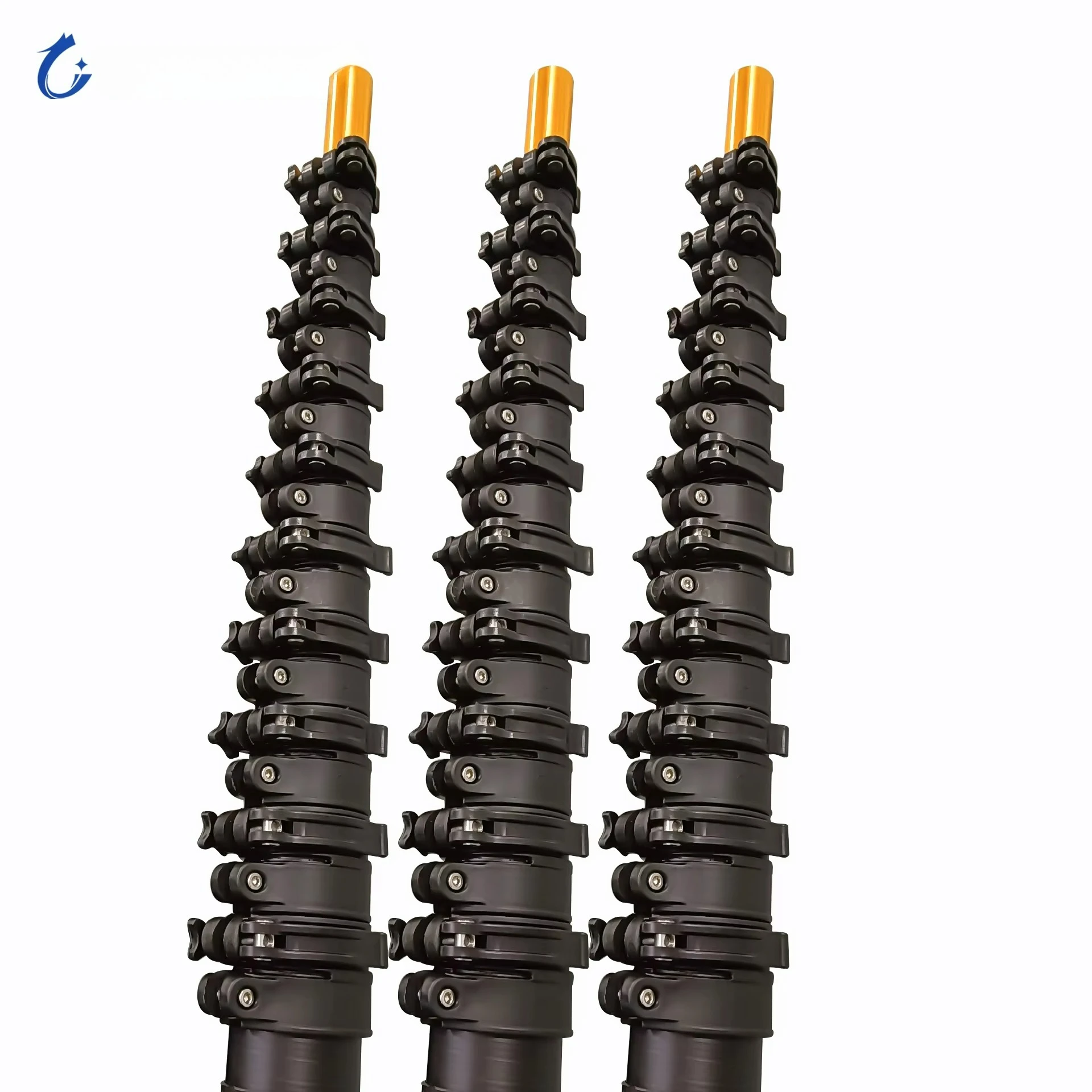 

High Strength 10ft- 80ft Coconut Picker 100% Carbon Fiber Telescopic Pole for Palm Trees Cutting Areca Nut Picking and Spraying