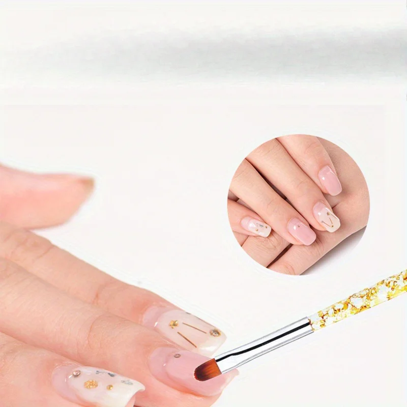 3 قطعة/المجموعة مسمار اللوحة مجموعة أقلام مسمار الفن الأشعة فوق البنفسجية هلام تمديد منشئ البتلة زهرة الرسم فرشاة أدوات مانيكير