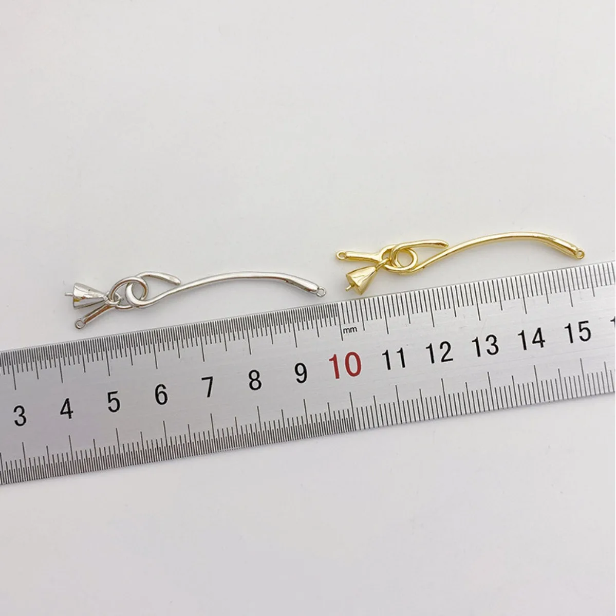 14K Gold Plated Branch Bracelet OT Buckle 3Pcs Set DIY Beaded Pearl Bracelet Necklace Finishing Jewelry Findings