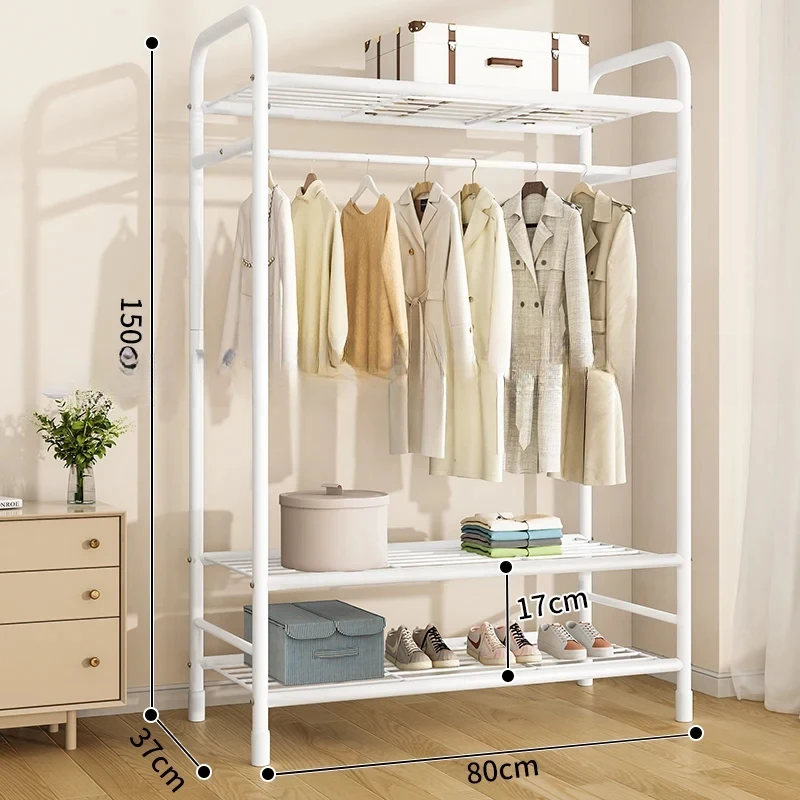 

Large Metal Coat Rack Shoe Bench Space Saving Modern Shelf Cabinets Floor Hanger Bedroom Storage Porte Manteau Room Furniture