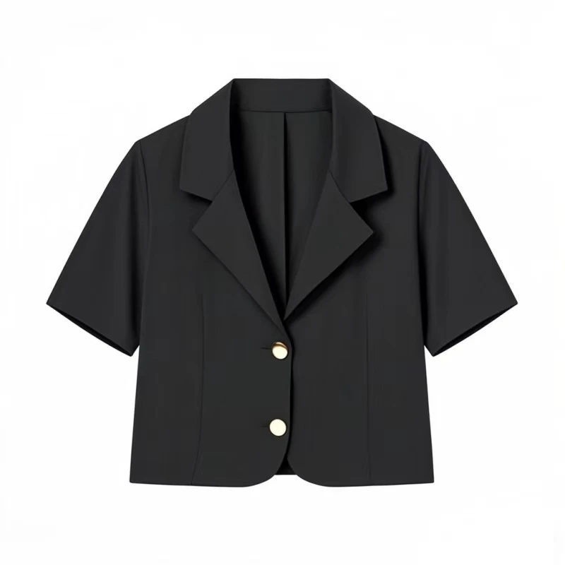 Cappotto corto da donna Nuovo in abiti esterni Giacca corta Collezione donna Cinching Stagione Preppy Bf Uniforme giapponese letteraria