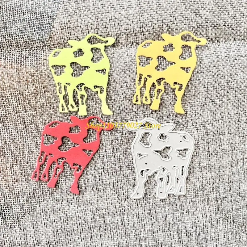 C4DF Metal Die Cuts Cow Embossing Stencil Cutting Dies for Card Making Scrapbooking Paper Craft DIY Template Handmade Mold