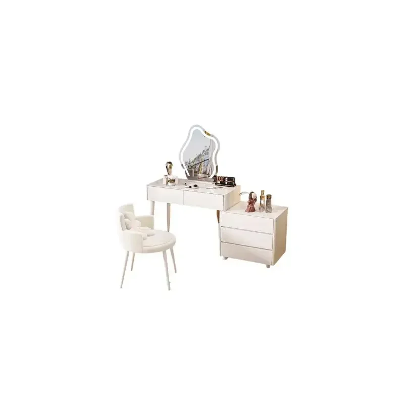 Vanity Makeup Dressing Table Corner Organizer Multifunction Computer Drawers Storage Tocador De Maquillaje Bedroom Furniture