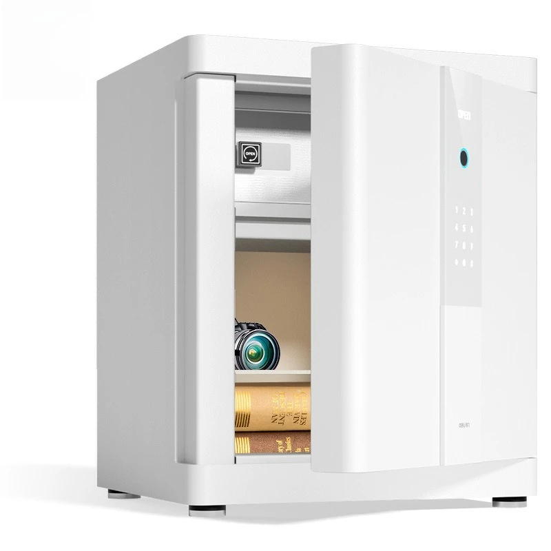 One piece of household fingerprint password safe deposit box will be sent on behalf of you.