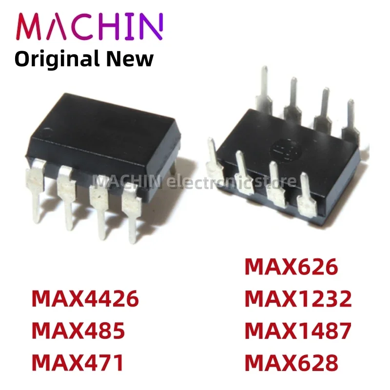 1pcs MAX4426 MAX485 MAX471 MAX626 DIP8 MAX1232 MAX1487 MAX628 DIP-8 Nuevo IC Original