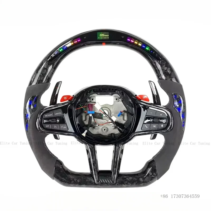 

Светодиодный руль M Sport из карбона для BMW G80 G30 G38 G01 G02 G05 G06 G07 G08 G18 G20 G21 G22 F40 F44 G24