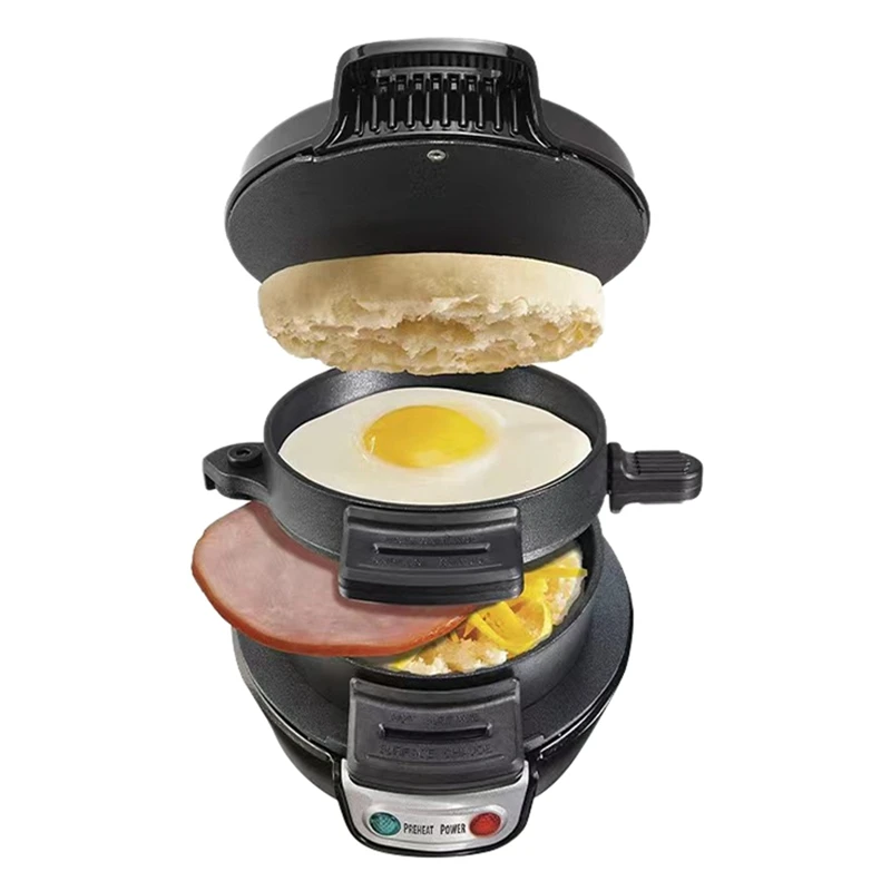 

Burger Maker Burger Press Hamburger Patty Maker Non-Stick Hamburger Omelette Steak Breakfast Sandwich Machine EU Plug