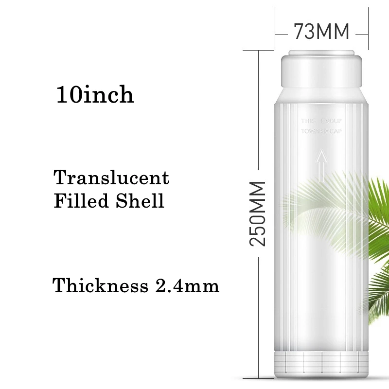 1pc 10inch Transparent Inner Liner Filter Bottle Filter Material Liner Inner Barrel Filter Bucket Water Dispenser Accessories